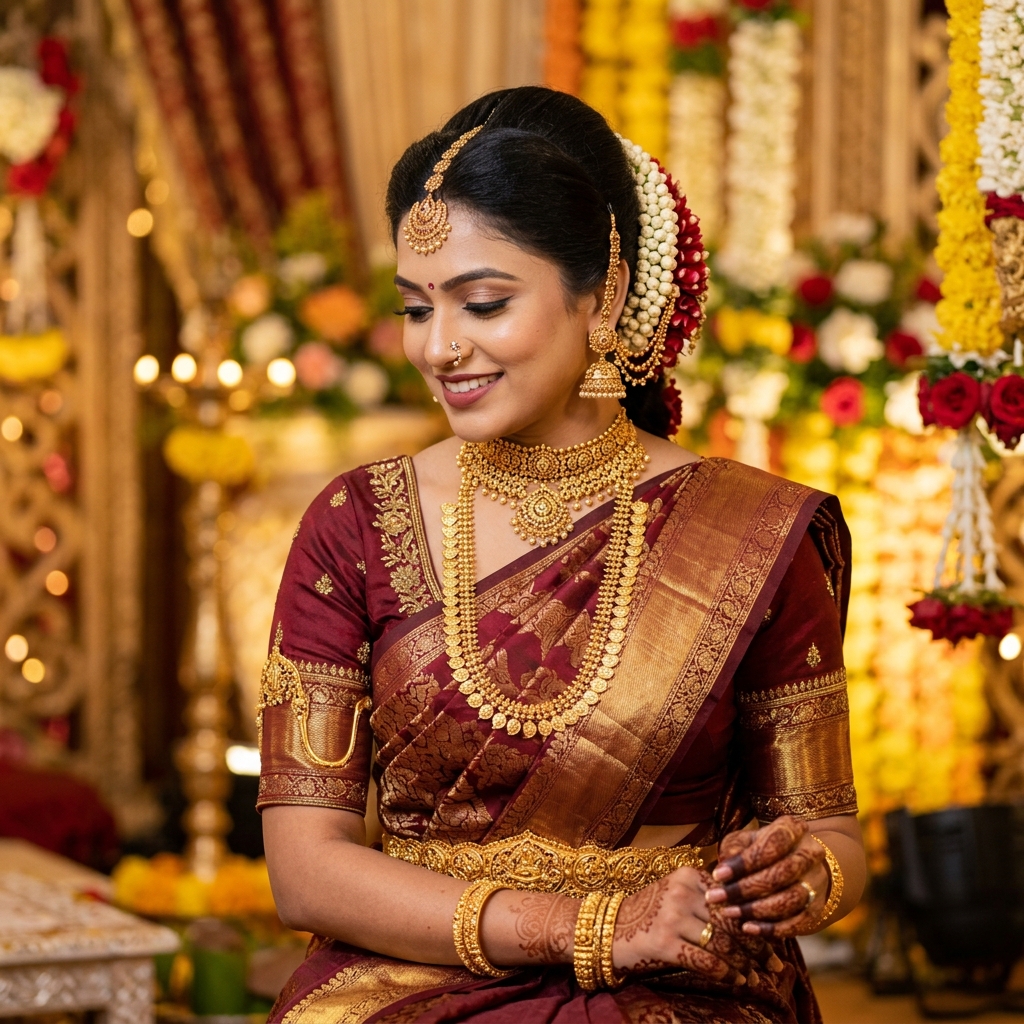 Traditional Indian wedding ritual